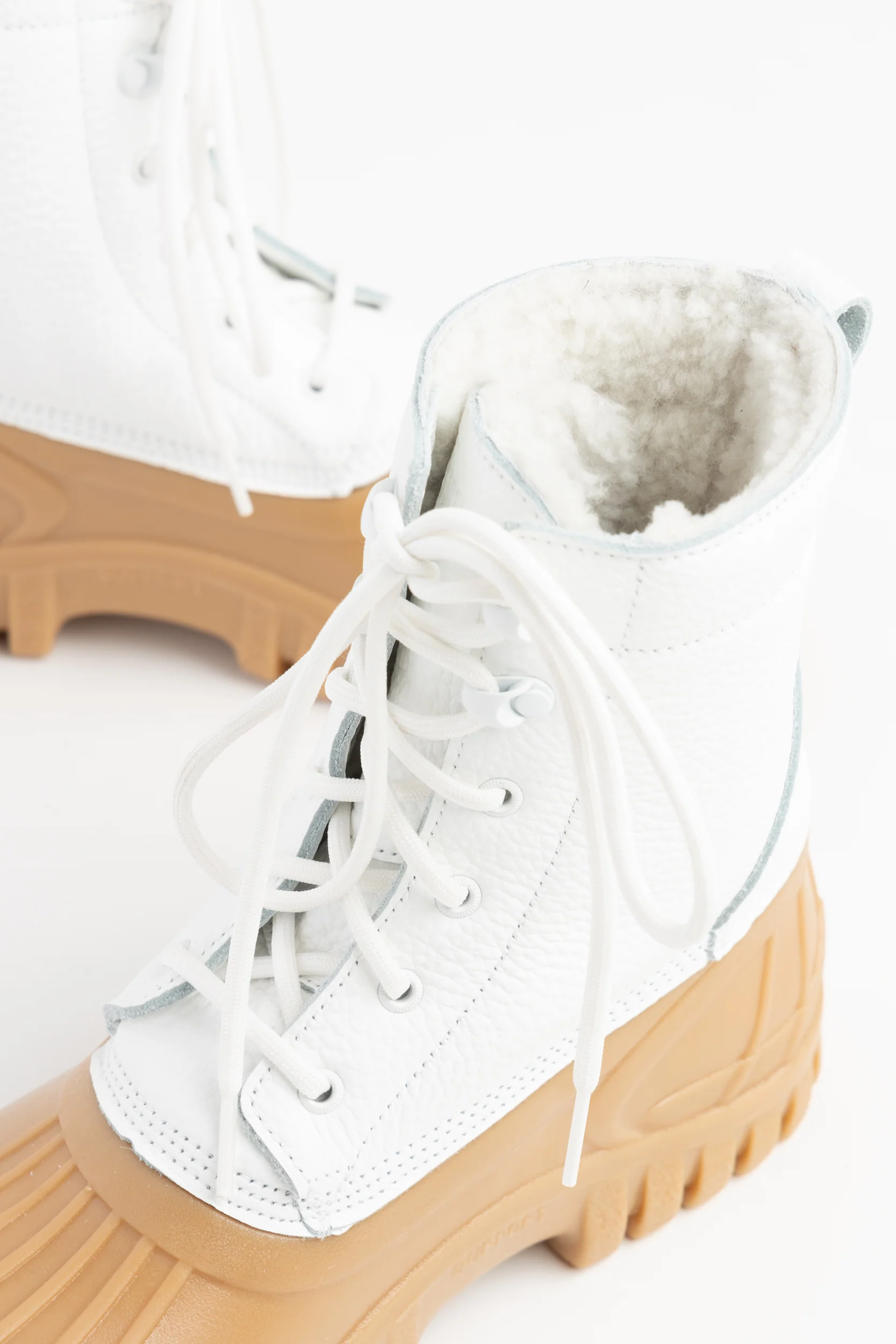 Anatra White Nappa Boots - Image 4