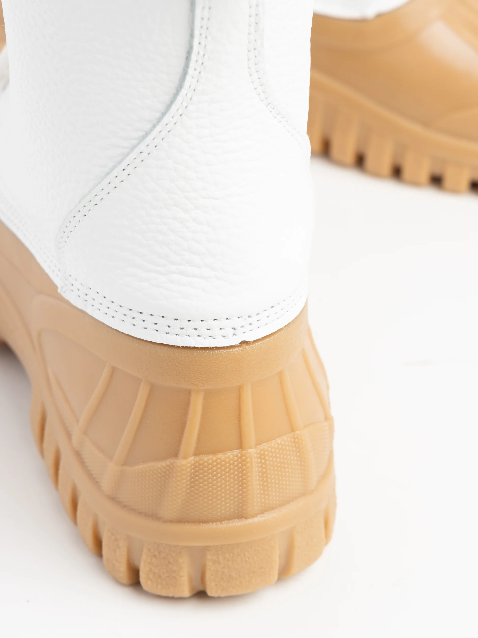 Anatra White Nappa Boots - Image 5